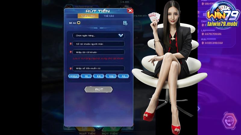 Hướng dẫn rút tiền win79 nhanh chóng